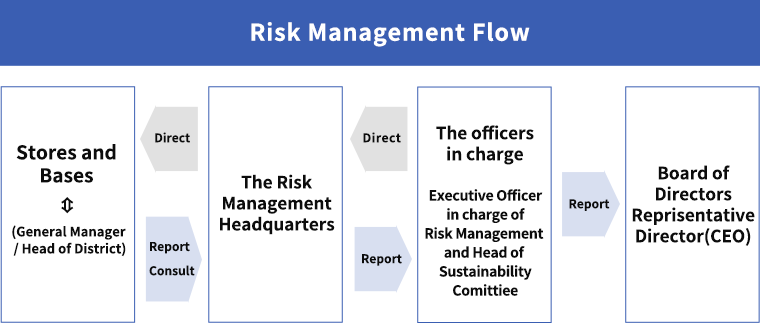 Disaster risk response flow