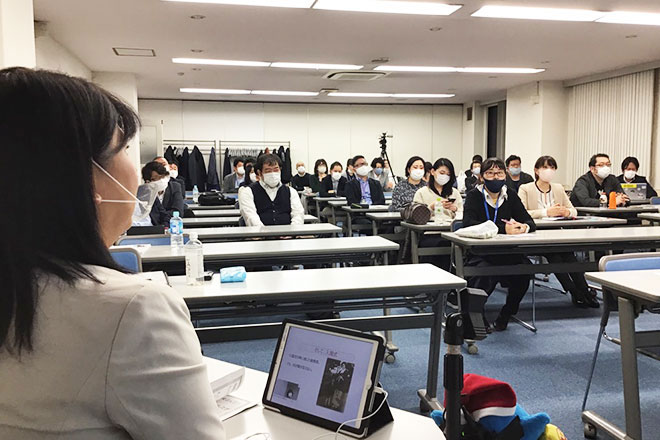 LGBTQ＋の集合研修の様子
