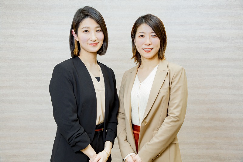 Introduction of female employees who are active in the company