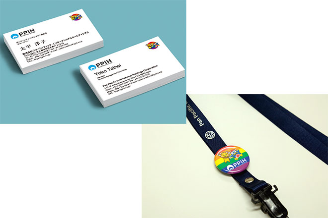 Business card and original badge indicating that you are an Ally (somebody who understands LGBTQ+)